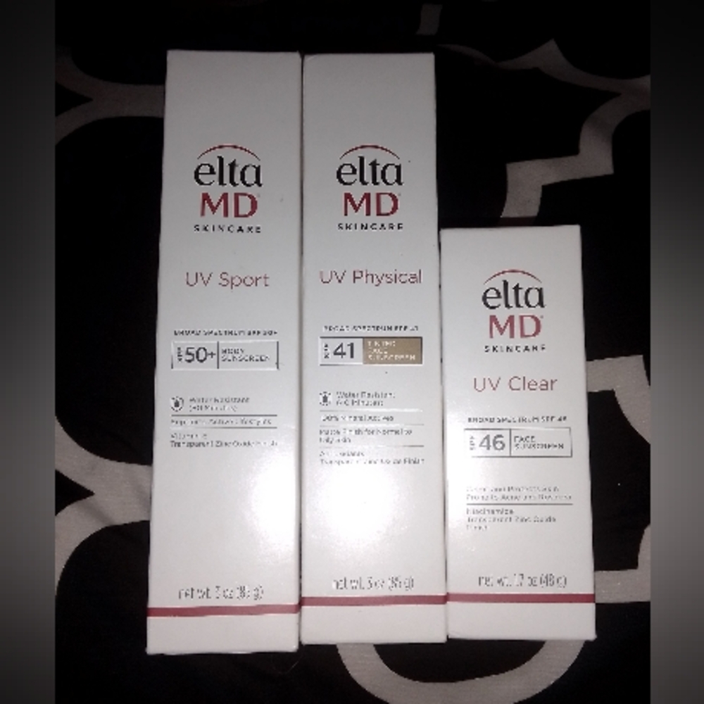 ELTA MD (3)PC SKINCARE SET-UV Sport SPF50+/UV Physical SPF41/ UV Clear SPF46-NEW